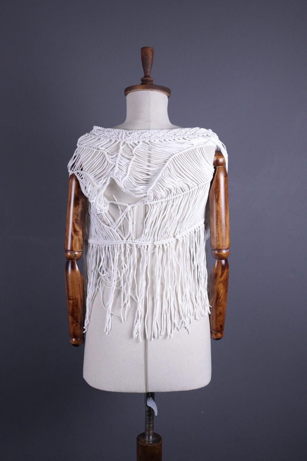 Denim & Supply Ralph Lauren Denim & Supply Ralph Lauren White Lace Top Shirt Size L Size L / US 10 / IT 46 - 7 Thumbnail