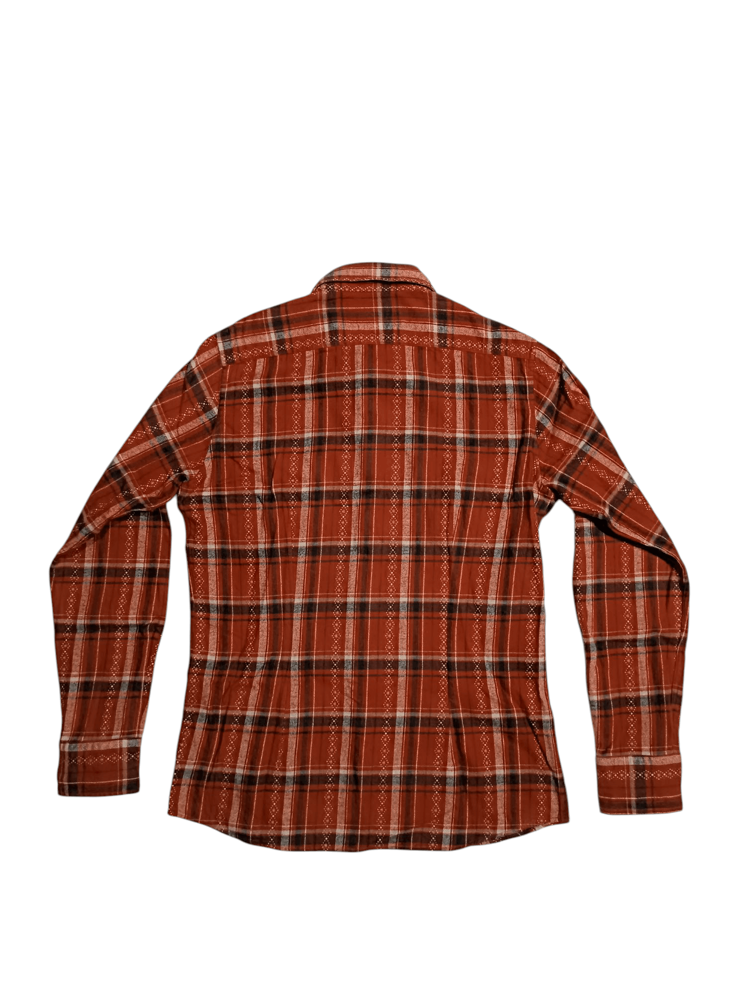 Japanese Brand × Vintage 291295=Homme Flannel Shirt Red Plaid Button Up Long Sleeve Size US L / EU 52-54 / 3 - 2 Thumbnail