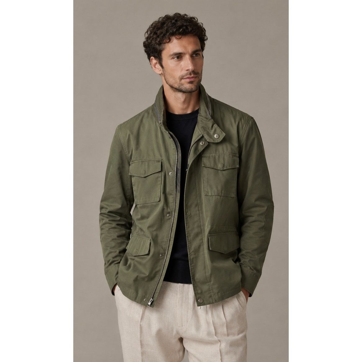 Figaret Figaret Paris Utility Veste militaire Isao L Cotton Ripstop Size US L / EU 52-54 / 3 - 1 Thumbnail