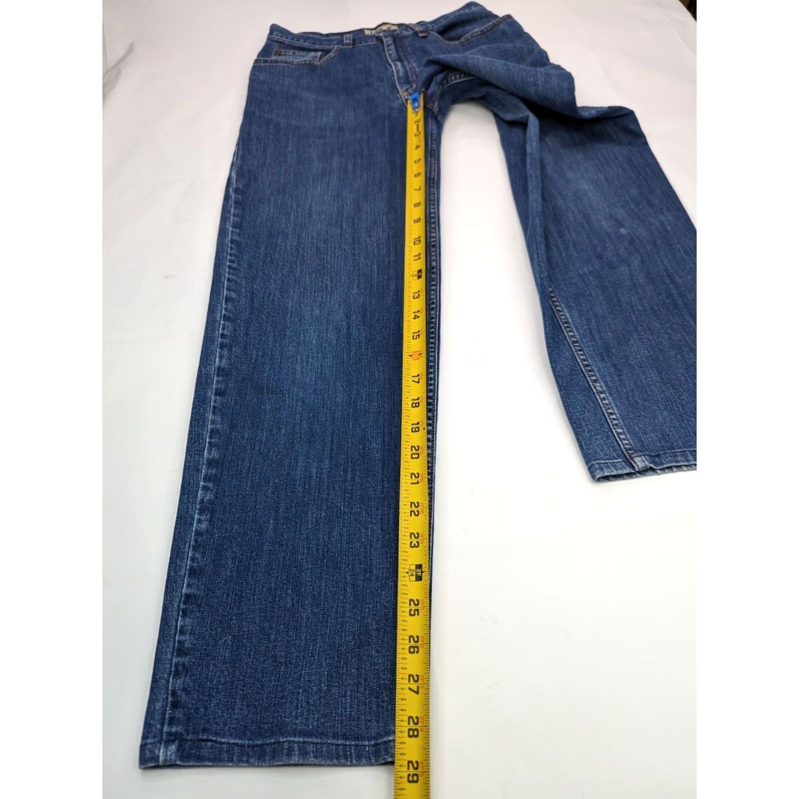 Vintage L.L. Bean 1912 Jeans Blue Straight Jeans Women 10 Tall 27x29 Denim 5-Pocket Logo 1912 Hardware Vintage: No Size 32" / US 10 / IT 46 - 3 Thumbnail