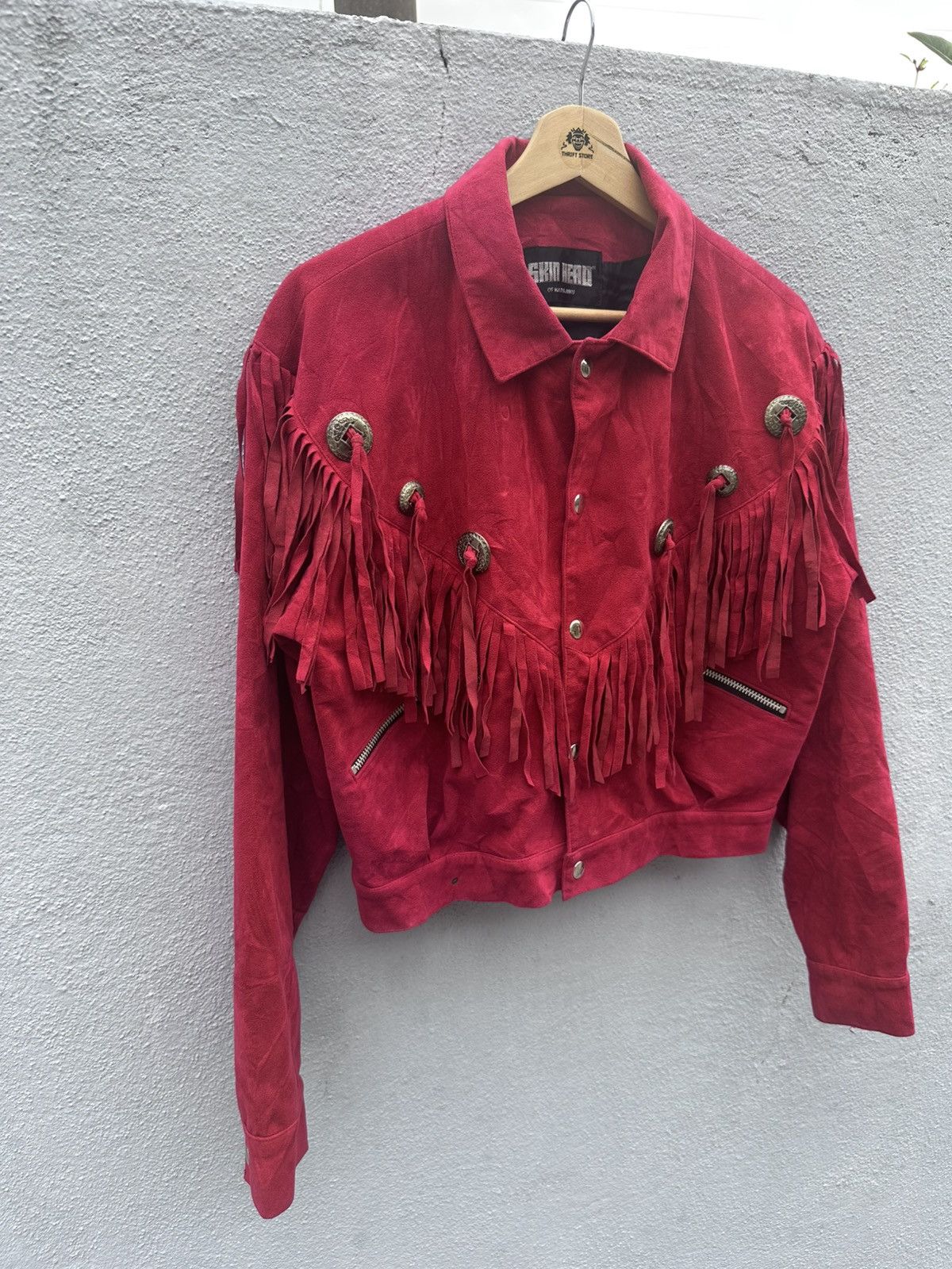 If Six Was Nine Skin Head Of Harajuku Crop Western Jacket Size US S / EU 44-46 / 1 - 2 Thumbnail