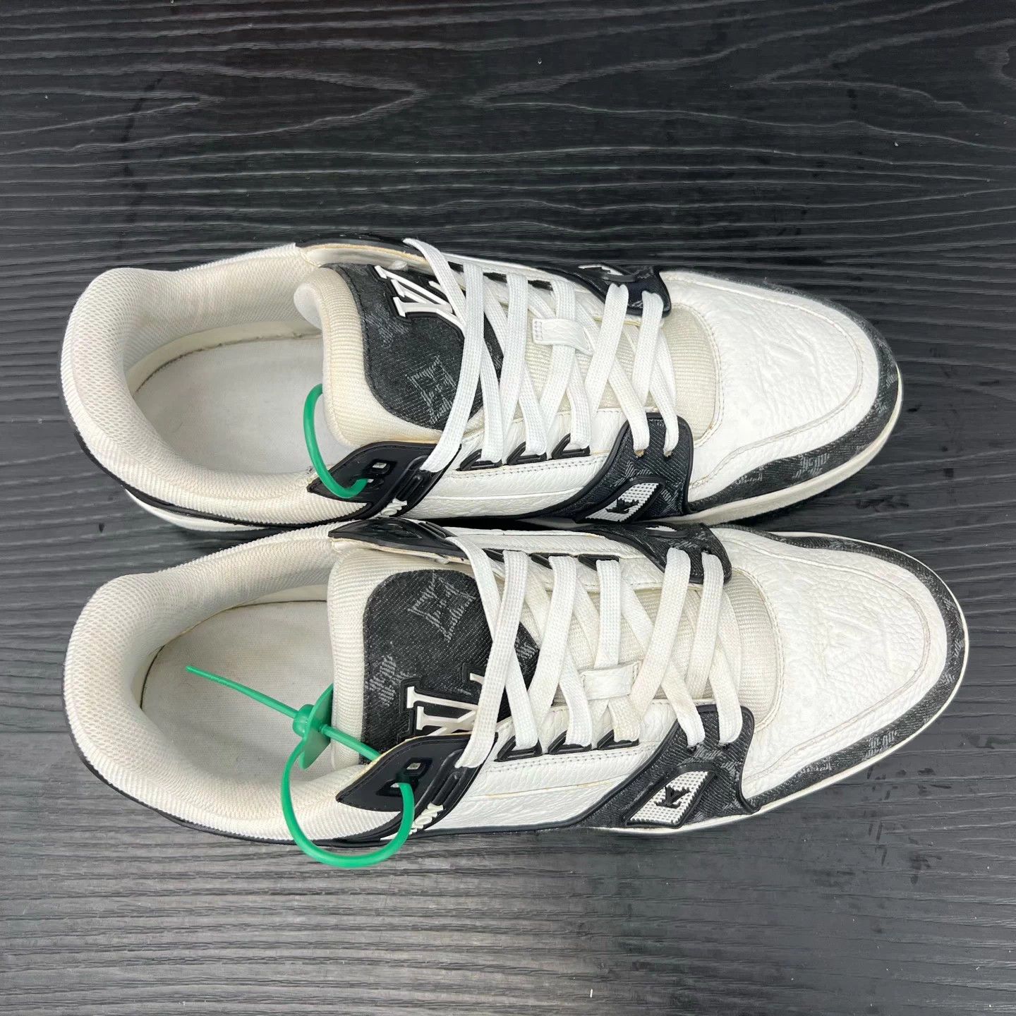 Louis Vuitton LV Trainer Black & White 10 New Size US 11 / EU 44 - 7 Thumbnail