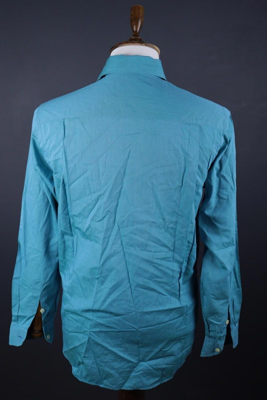 Romeo Gigli Romeo Gigli Milano Blue Button Down Shirt Size 39 / 15.5 Size US M / EU 48-50 / 2 - 6 Thumbnail