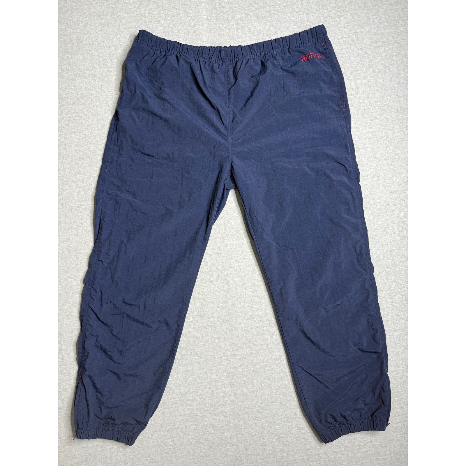 Nautica × Vintage Vintage Nautica Adjustable Windbreaker Track Pants XL Size US 42 / EU 58 - 1 Thumbnail