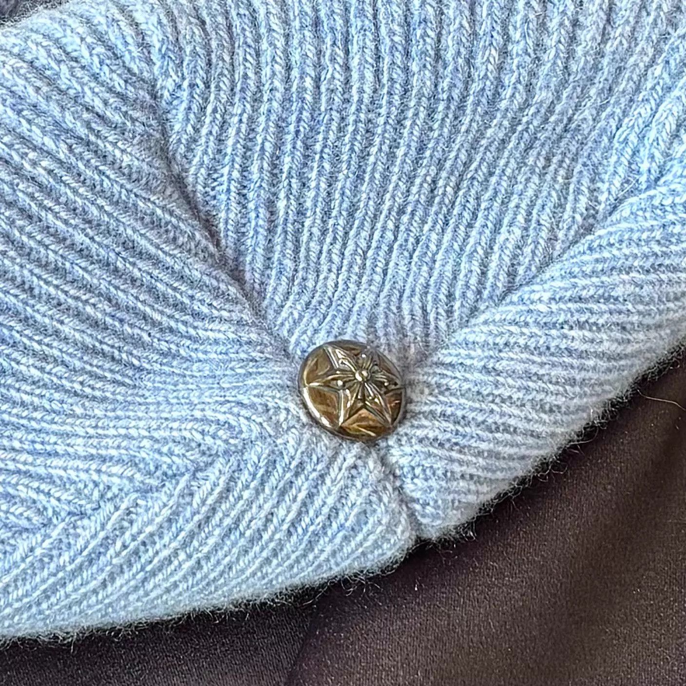 Chrome Hearts Chrome Hearts Mist Blue Aspen Font Beanie OS New Size ONE SIZE - 3 Thumbnail