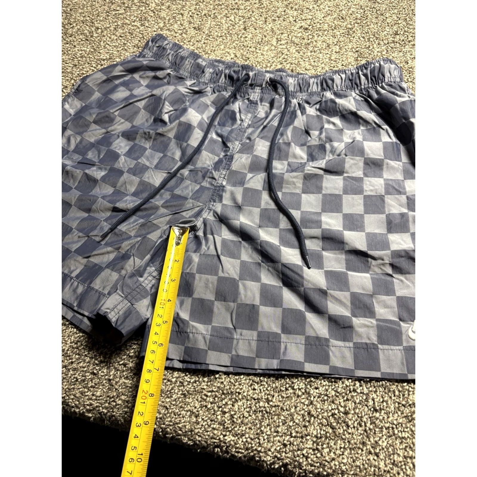 Nike Nike Club Flow Checker Shorts Mens XL Navy Blue FN3098 Nike Club Flow Checker Shorts Mens XL Navy Blue Size US 36 / EU 52 - 4 Thumbnail