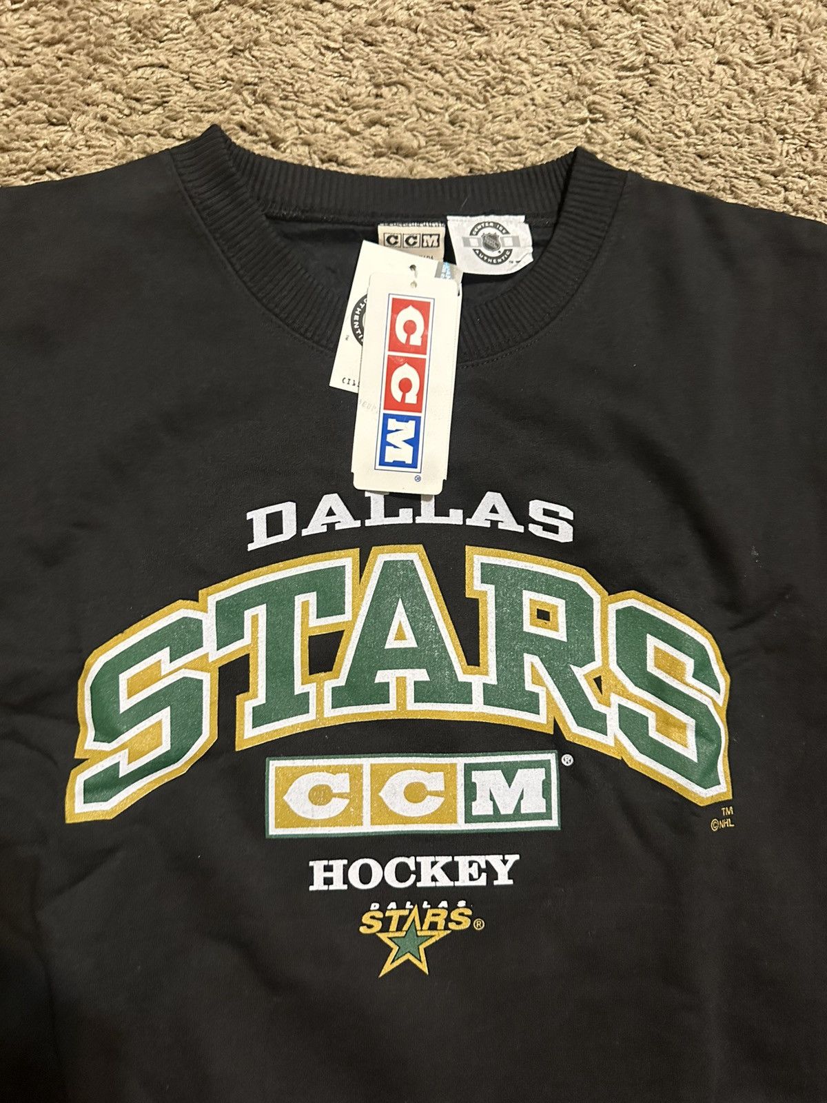 NHL Vintage NHL CCM Dallas Stars sweater 90s size 2XL Size US XXL / EU 58 / 5 - 2 Thumbnail