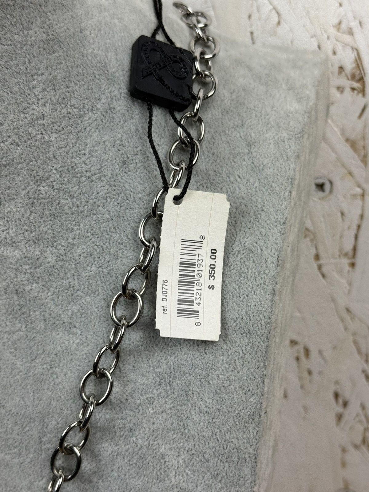 Dolce & Gabbana Dolce & Gabbana Chain Ring Stack Pendant Necklace Size ONE SIZE - 7 Thumbnail