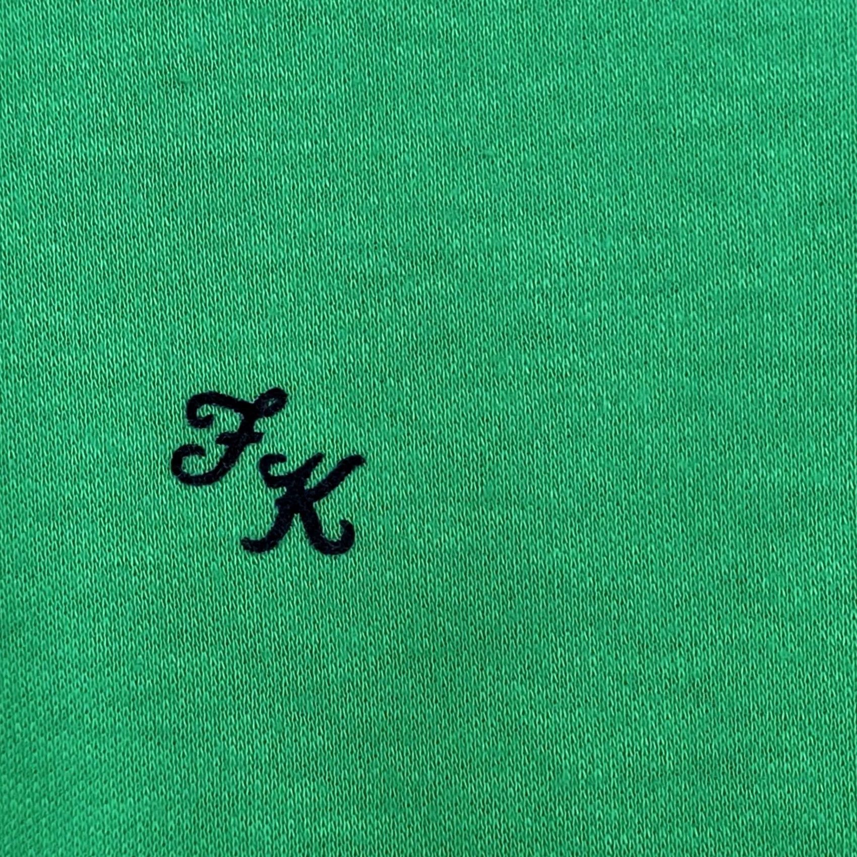 Vintage Vintage 80s MOD Ringer Polo Shirt Small 19x24 Crop Green Blue Size US S / EU 44-46 / 1 - 3 Thumbnail