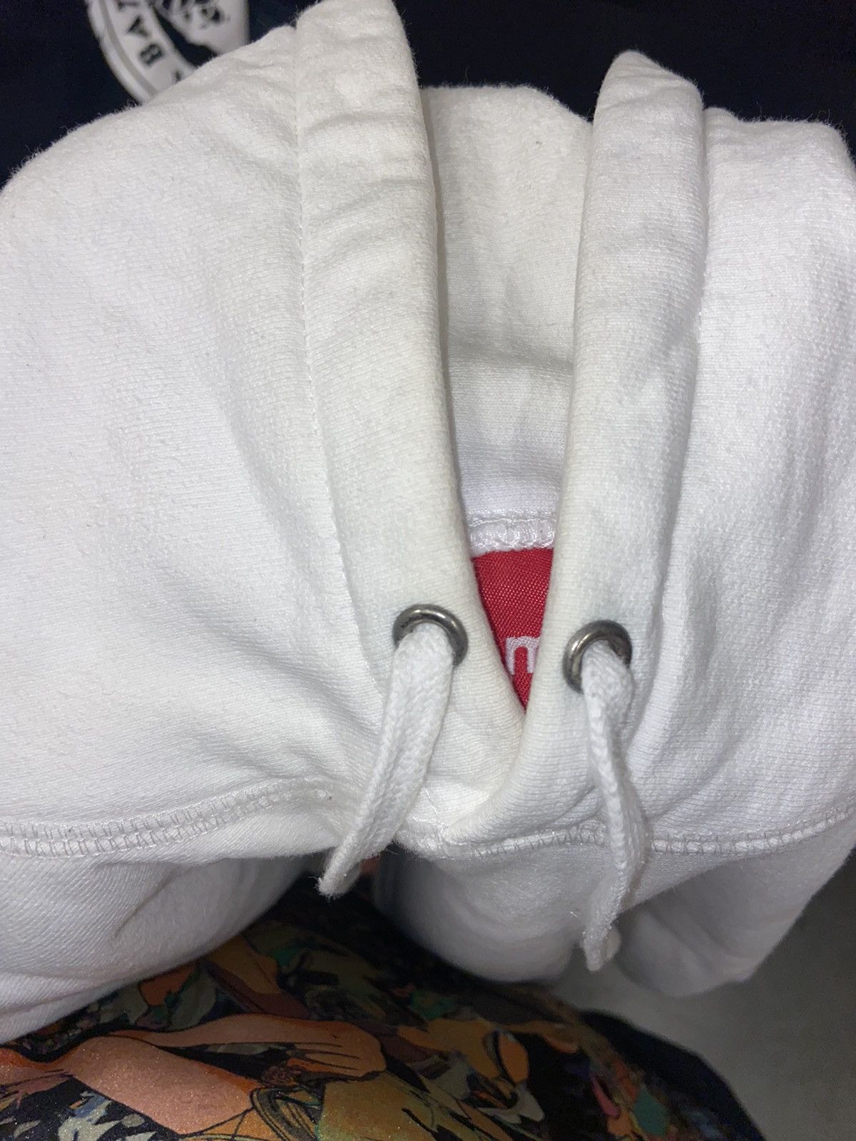 Supreme Supreme Ruff Ryders Fall/Winter White Hoodie 2014 Sz Medium ...