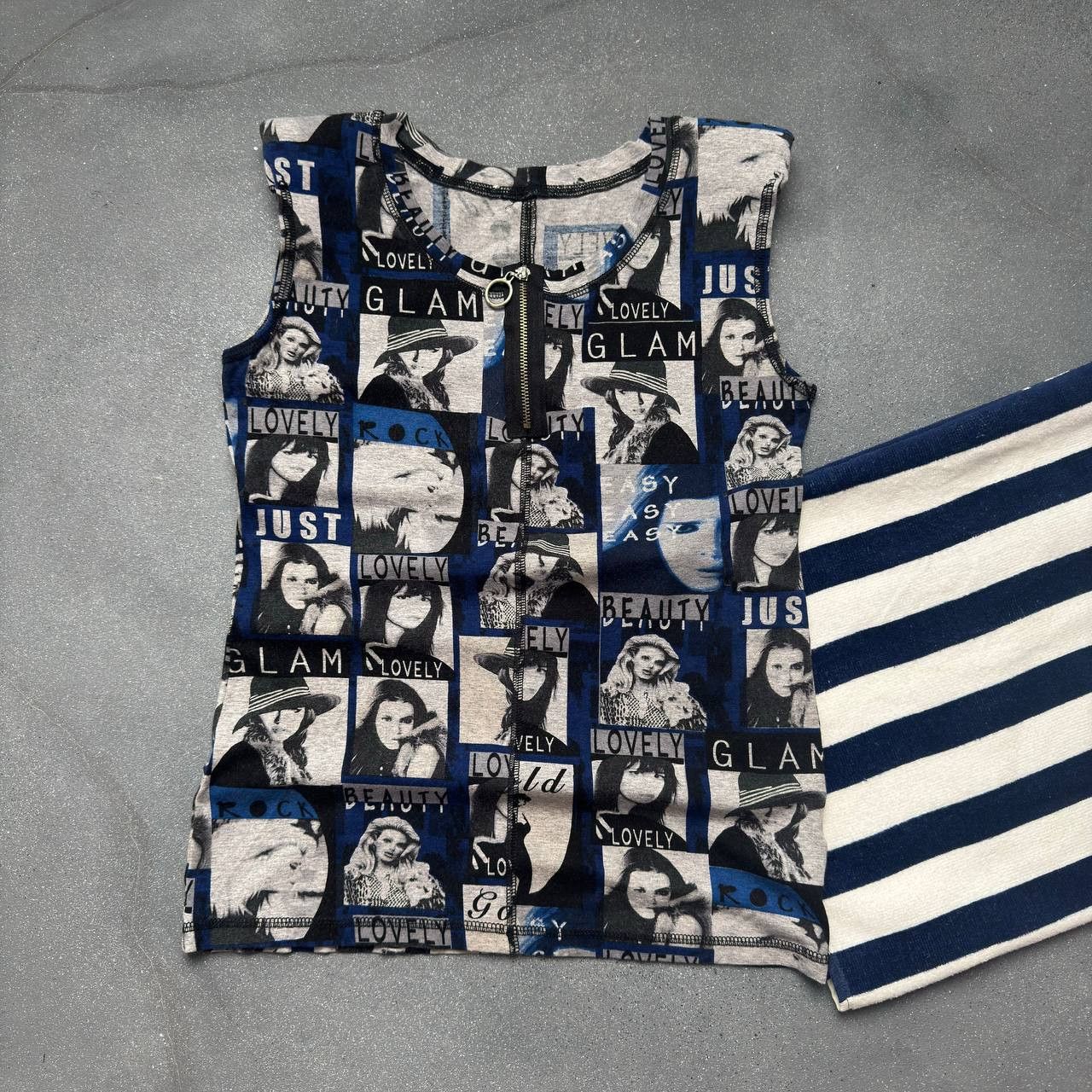 Japanese Brand × Vintage Amazing Vintage Sexy Girls Printed Tank Top Size M / US 6-8 / IT 42-44 - 1 Thumbnail