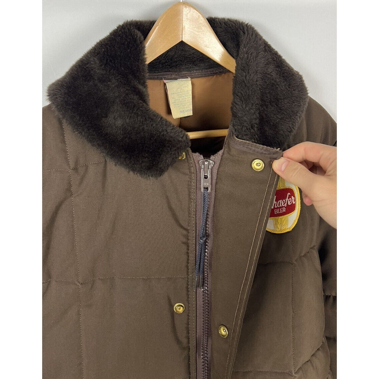 Refrigiwear Vintage Refrigiwear Schaefer Beer Coat Men’s M Fur Collar Size US M / EU 48-50 / 2 - 6 Thumbnail