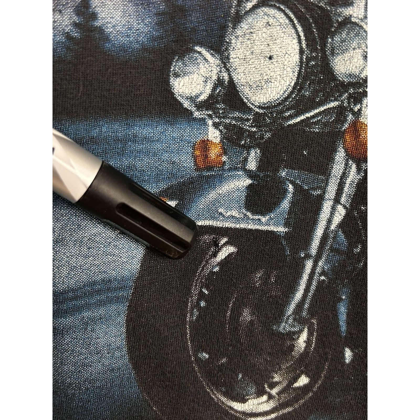 Vintage 90s Vintage American Motorcycle Graphic Design T-Shirt Size US L / EU 52-54 / 3 - 5 Thumbnail