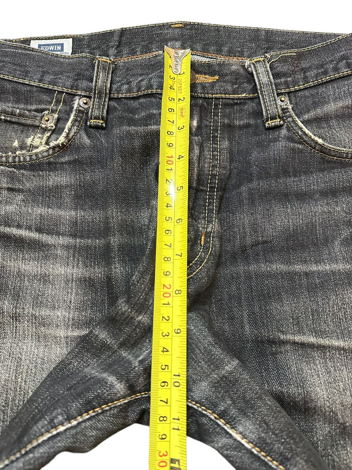 Edwin Vintage Japan Edwin 403 Faded Wash Style Loose Jeans Size US 32 / EU 48 - 16 Thumbnail