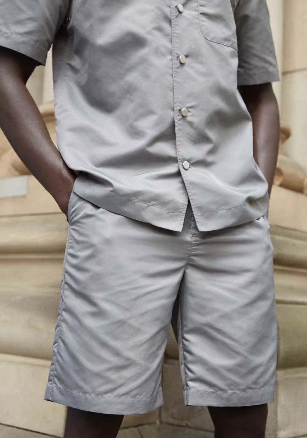 Han Kjobenhavn Han Kjøbenhavn Men’s Recycled Nylon Twill Casual Shorts J39 Size US 32 / EU 48 - 6 Thumbnail