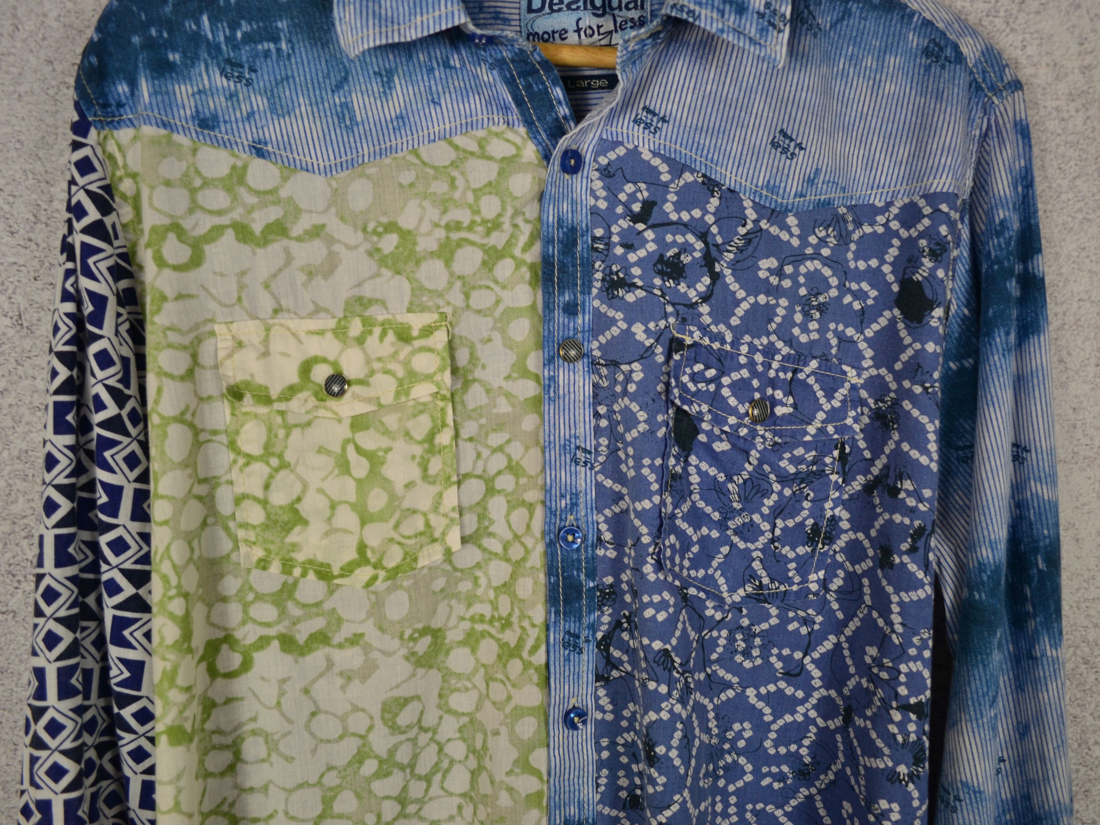 Desigual Archive Desigual Multicolour art crazy shirt Size US L / EU 52-54 / 3 - 3 Thumbnail