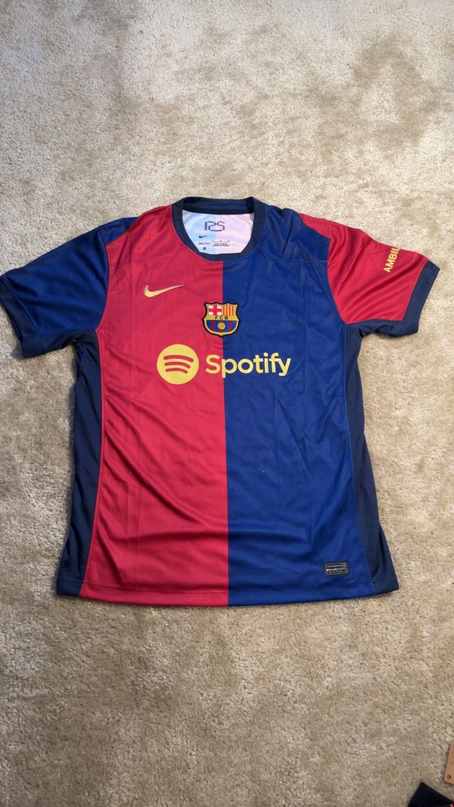 Nike Barca Home Jersey 24/25 Size US L / EU 52-54 / 3 - 1 Thumbnail