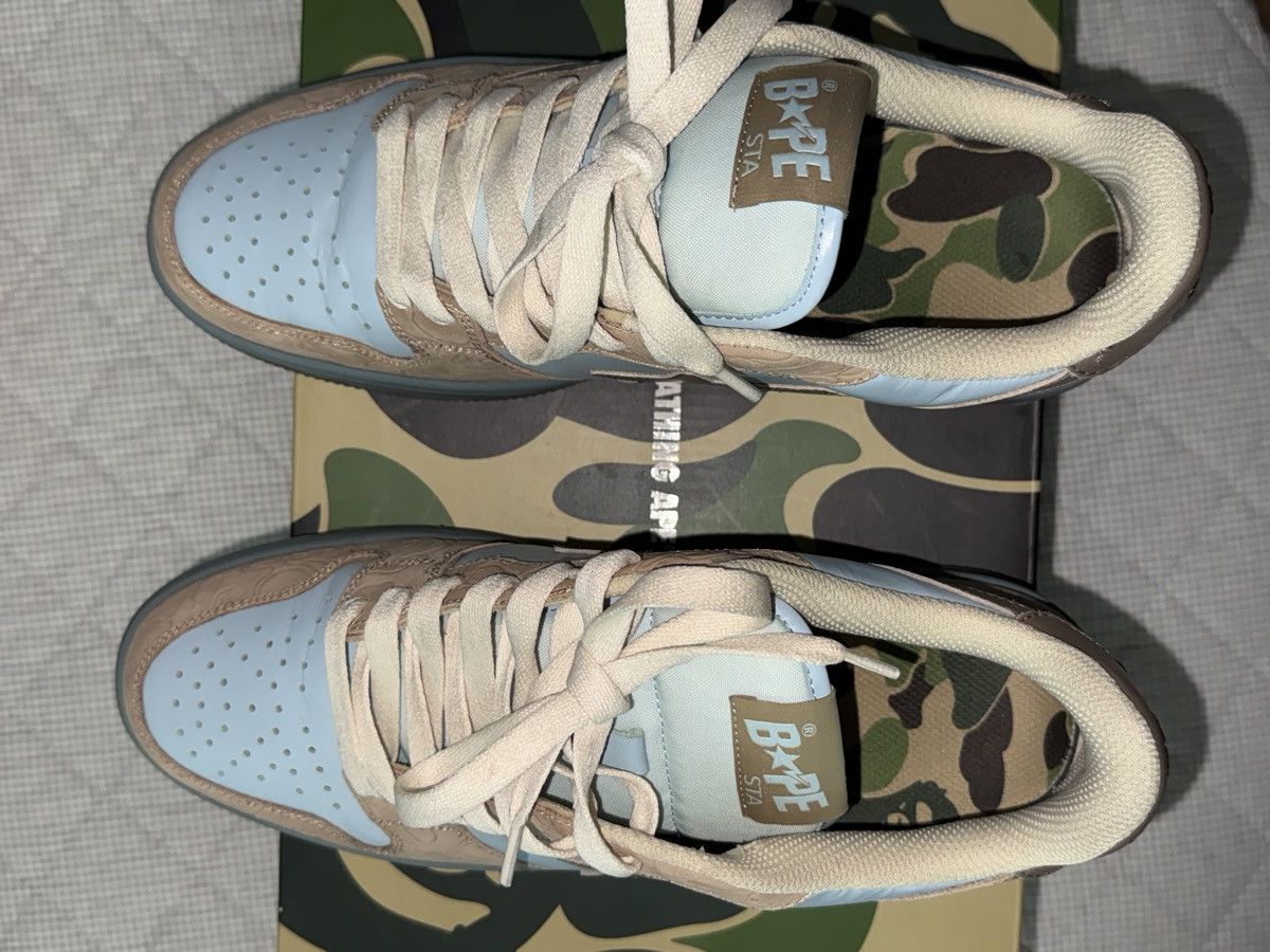 Bape A Bathing Ape Court Sta ‘ beige ’ Size US 9 / EU 42 - 4 Thumbnail