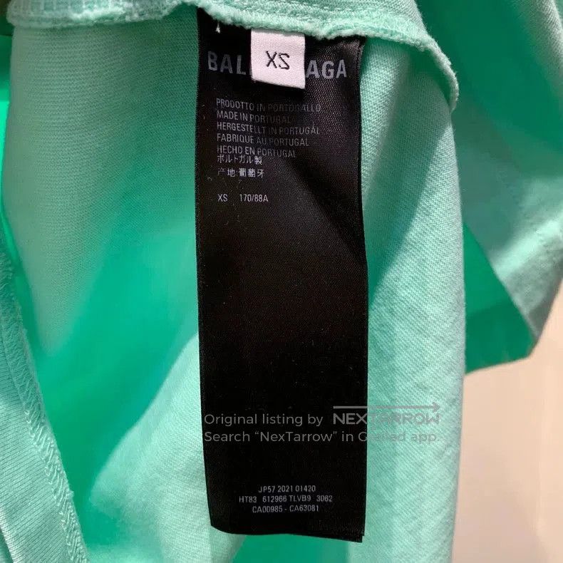 Balenciaga Balenciaga New Mint Green Short Sleeve. Size US XS / EU 42 / 0 - 5 Thumbnail