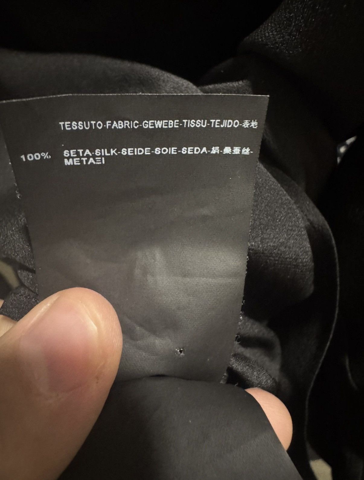 Saint Laurent Paris F/W 14’ Saint Laurent Black Silk Shirt Size US M / EU 48-50 / 2 - 5 Thumbnail