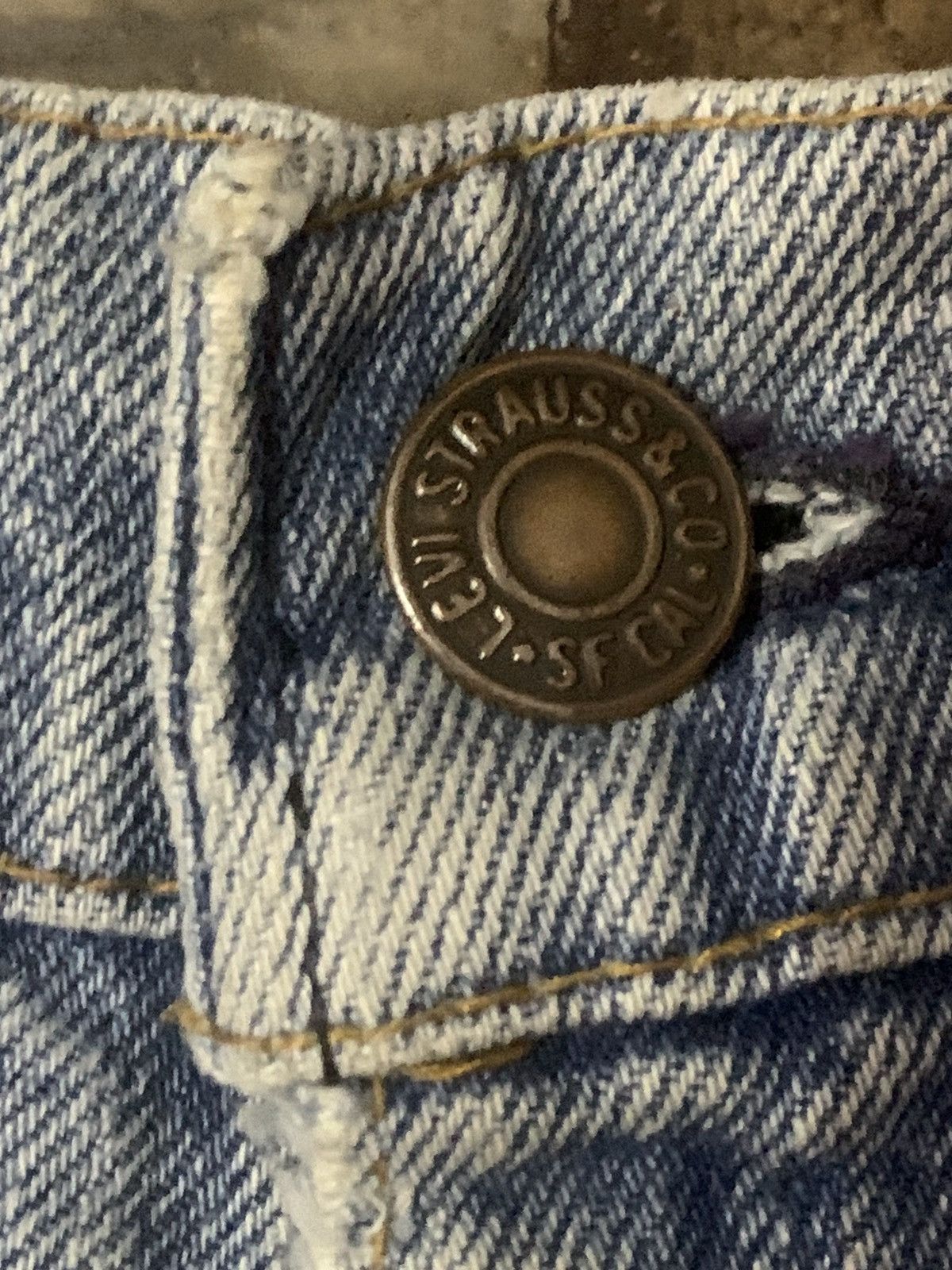 Levi's Vintage Clothing Vintage 70’s Levi’s 562 Orange Tab Distressed Flare Jeans Size US 32 / EU 48 - 3 Thumbnail