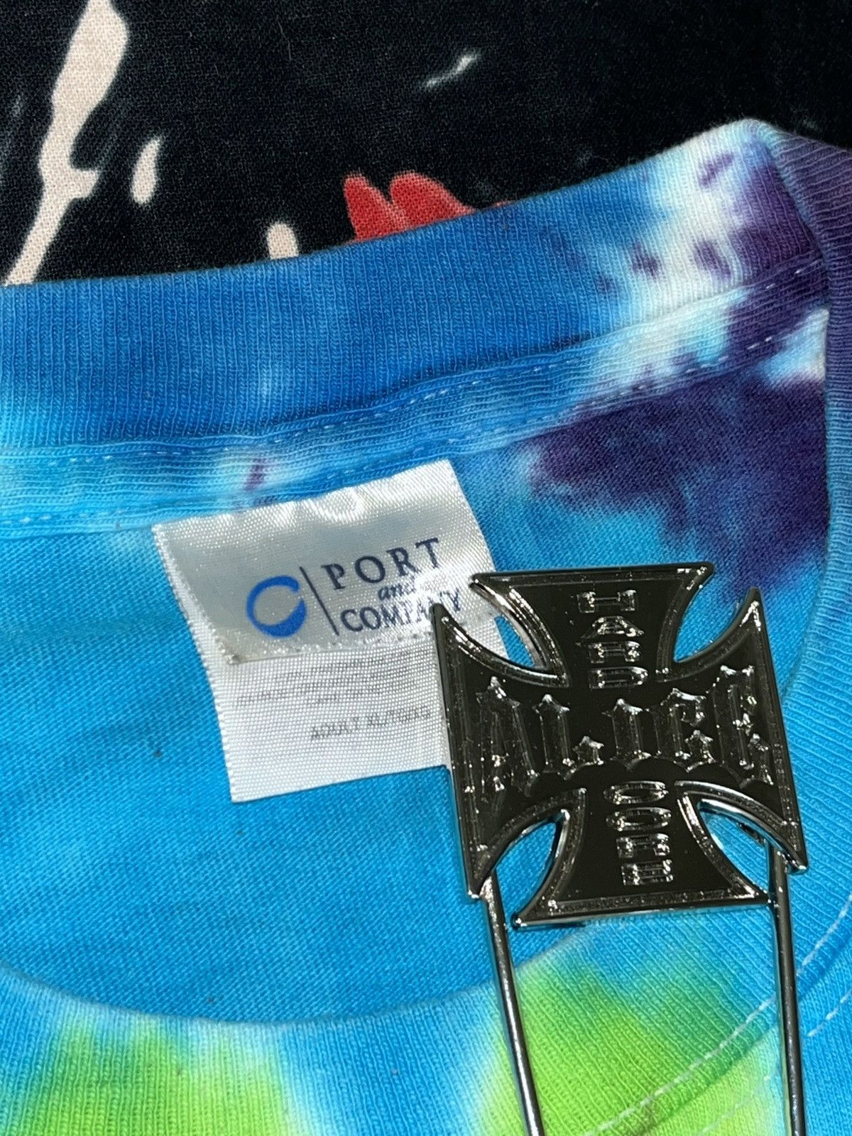 4GSELLER Crazy Y2K Faded Thrashed Skater Tie Dye Volkswagen Logo Tee Size US XL / EU 56 / 4 - 4 Thumbnail