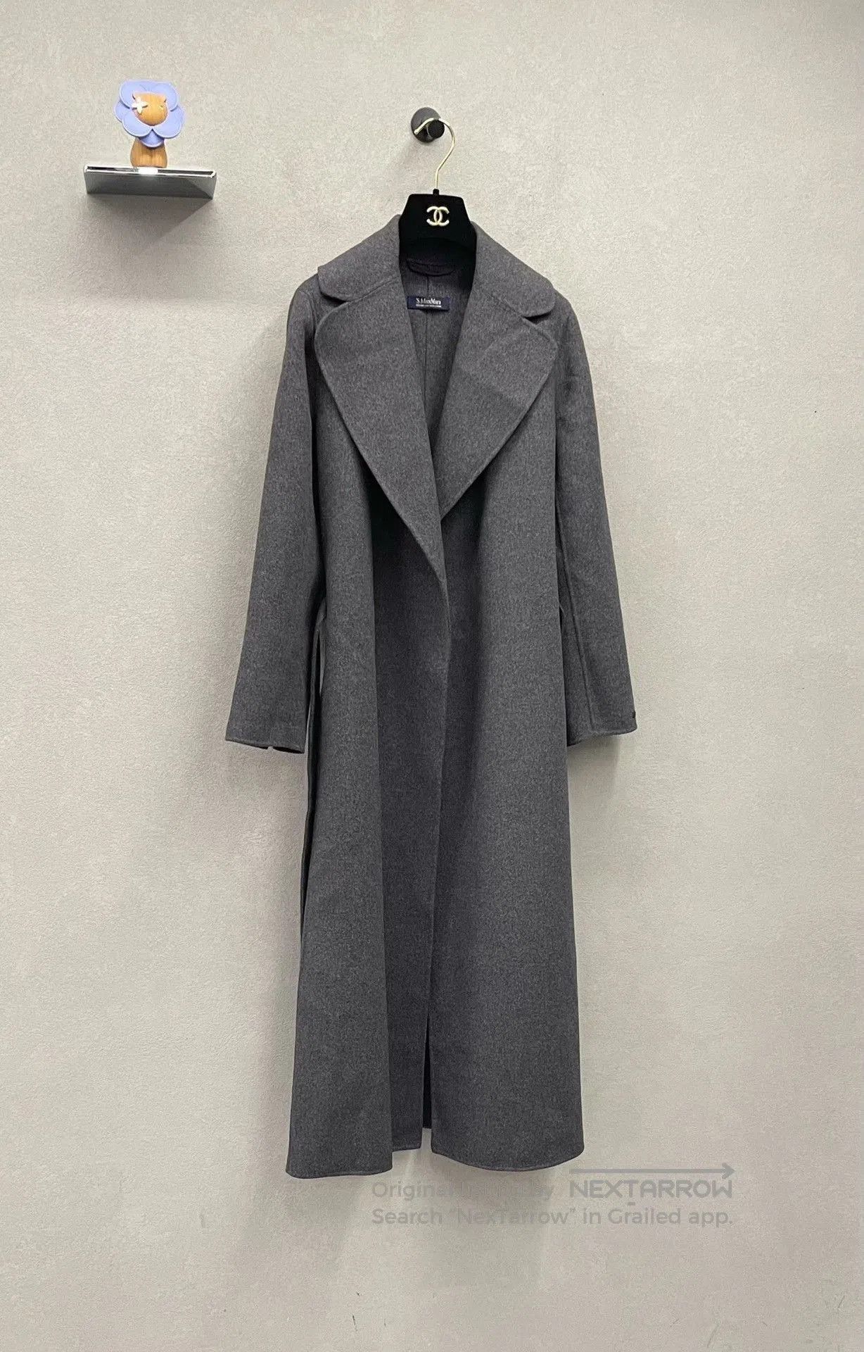 Max Mara MaxMara Gray Robe Coat Size 38. Size S / US 4 / IT 40 - 3 Thumbnail