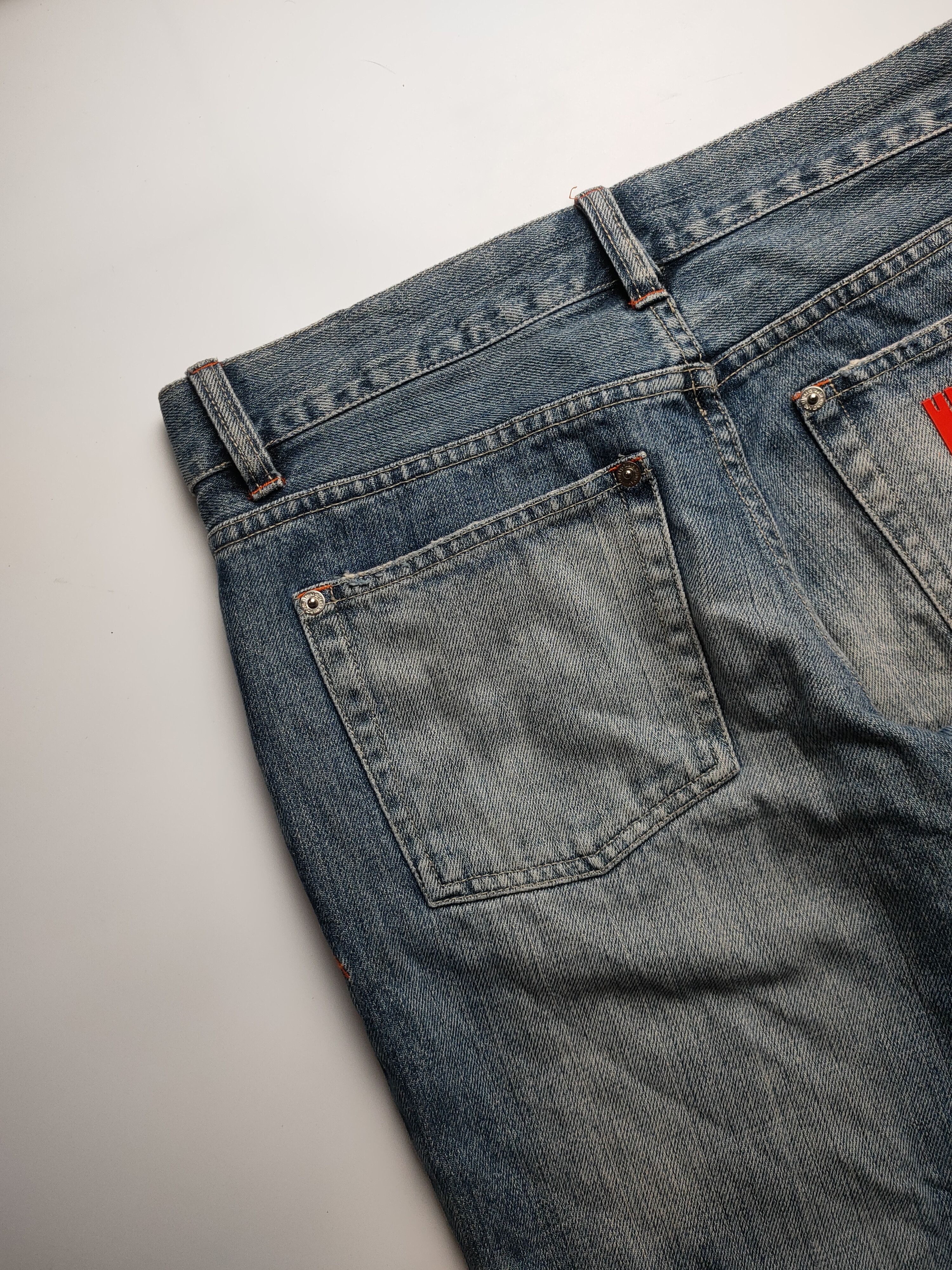 W&LT × Walter Van Beirendonck Vintage W&LT Flared Denim Jeans Size 30" / US 8 / IT 44 - 17 Thumbnail