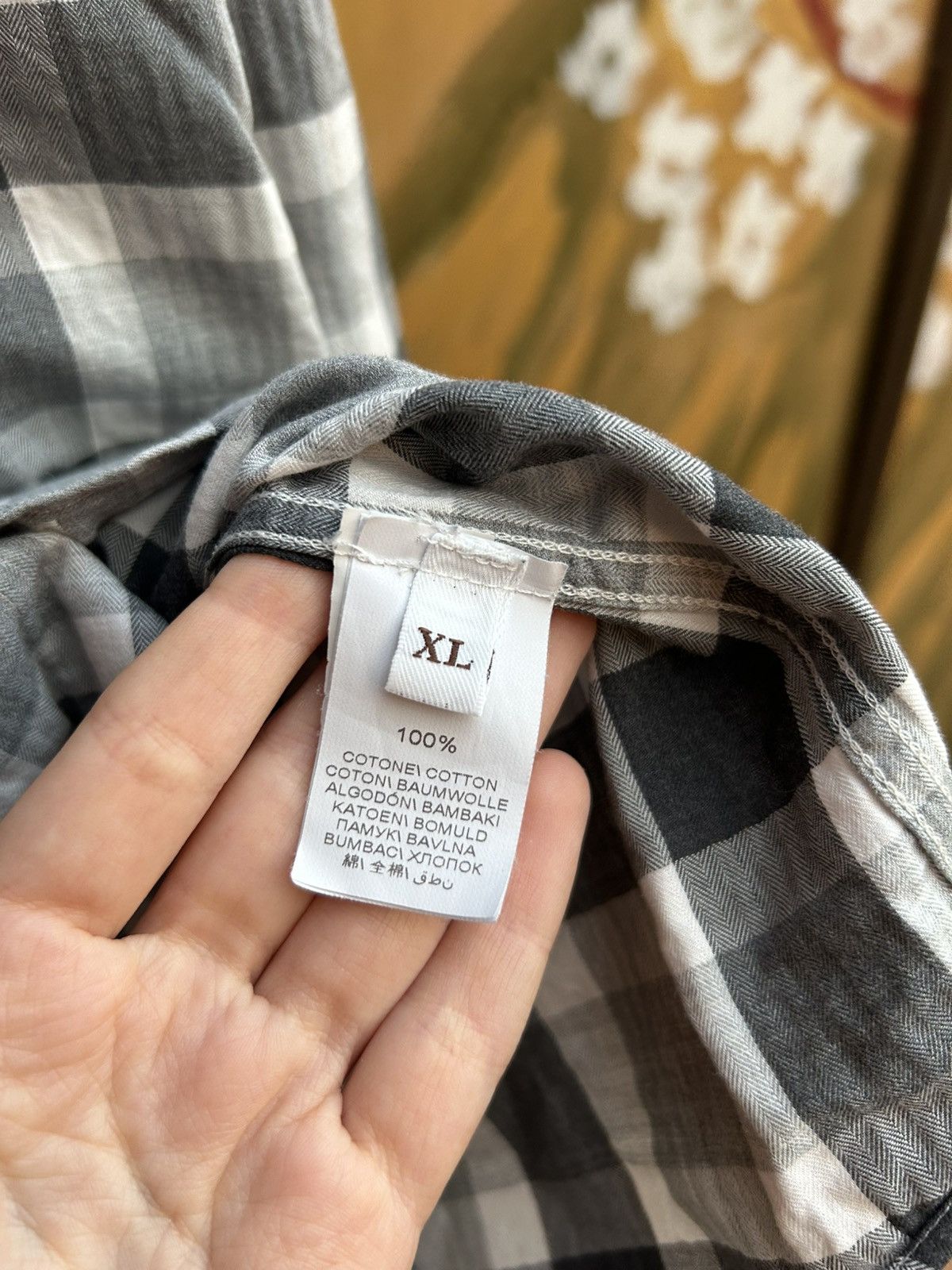 Brunello Cucinelli Brunello Cucinelli Leisure Fit Button Up L/S Check Shirt Size US XL / EU 56 / 4 - 5 Thumbnail