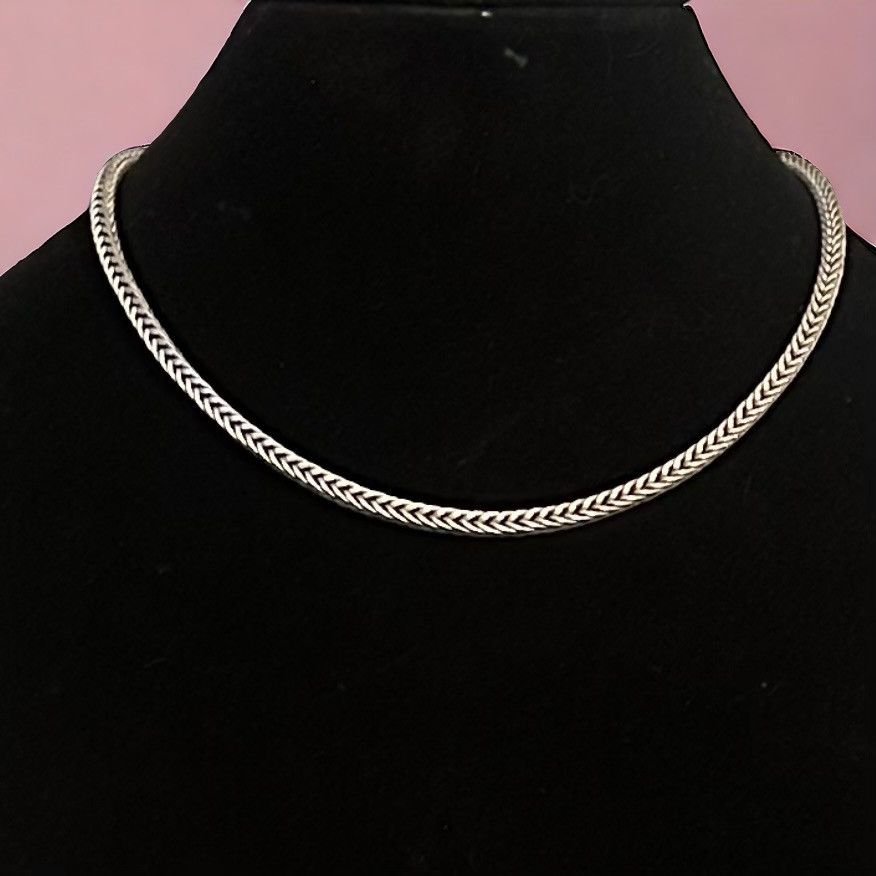 American Eagle Outfitters American Eagle silver tone wheat chain necklace Size ONE SIZE - 1 Thumbnail