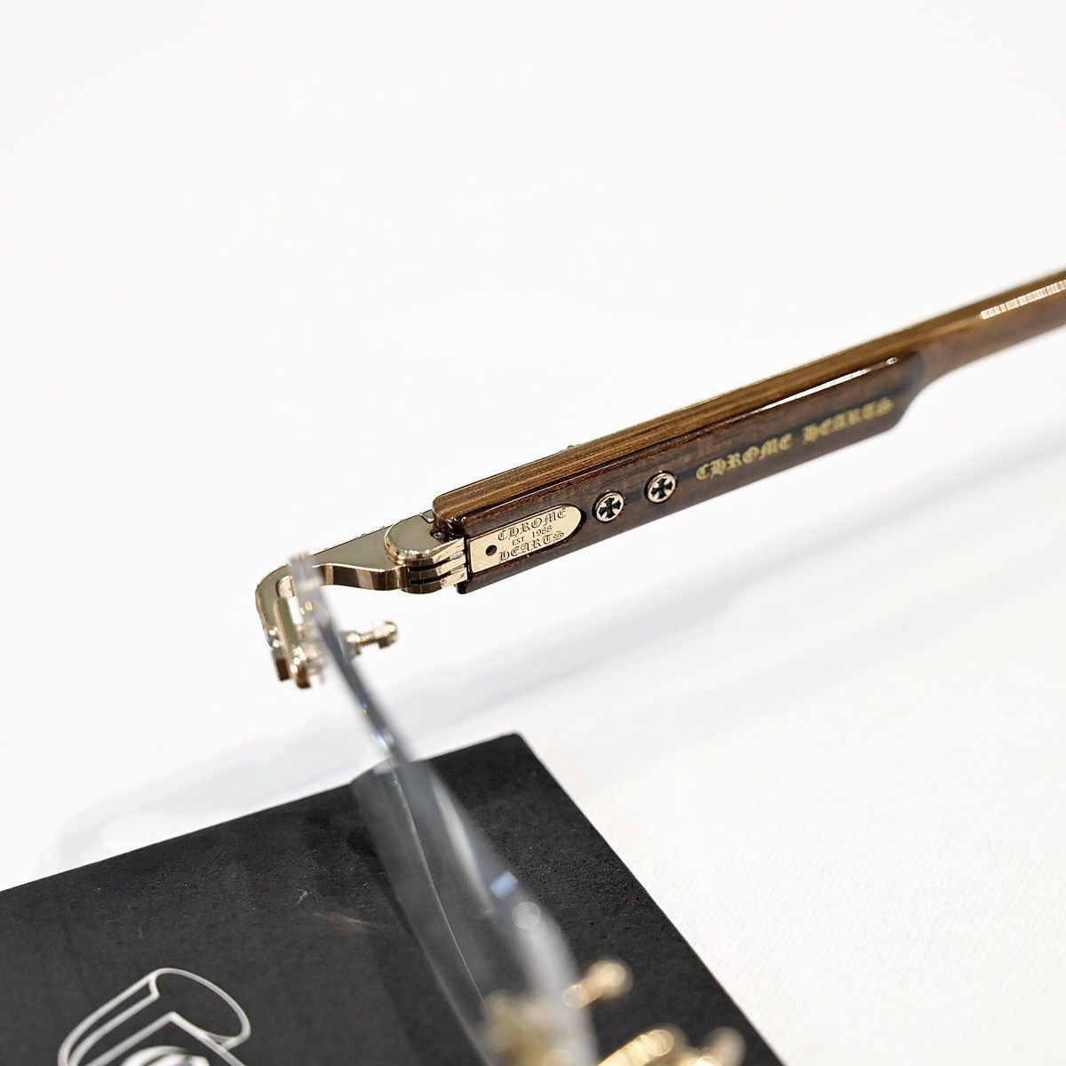 Chrome Hearts CHROME HEARTS DEEP I GP - WEWE - PIANO VARNISH 💎 GLASSES Size ONE SIZE - 9 Thumbnail