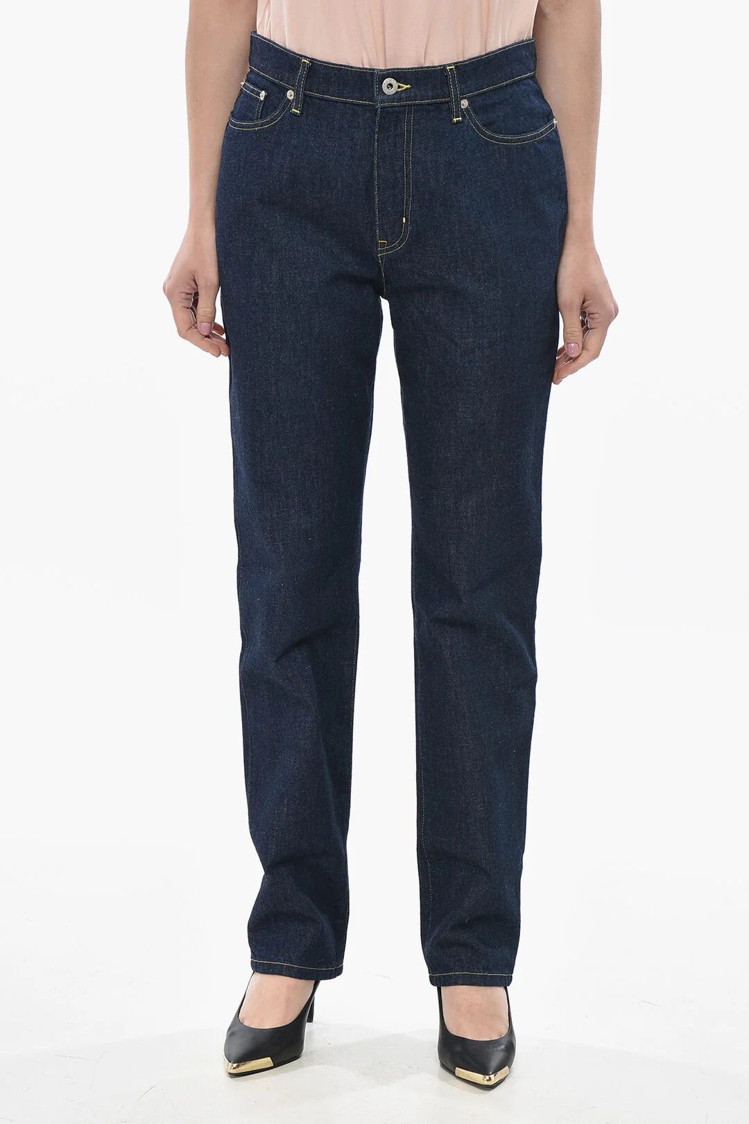 Kenzo og1mm0426 Slim-Fit Dark-Wash Denim Jeans in Blue Size 30" / US 8 / IT 44 - 1 Thumbnail