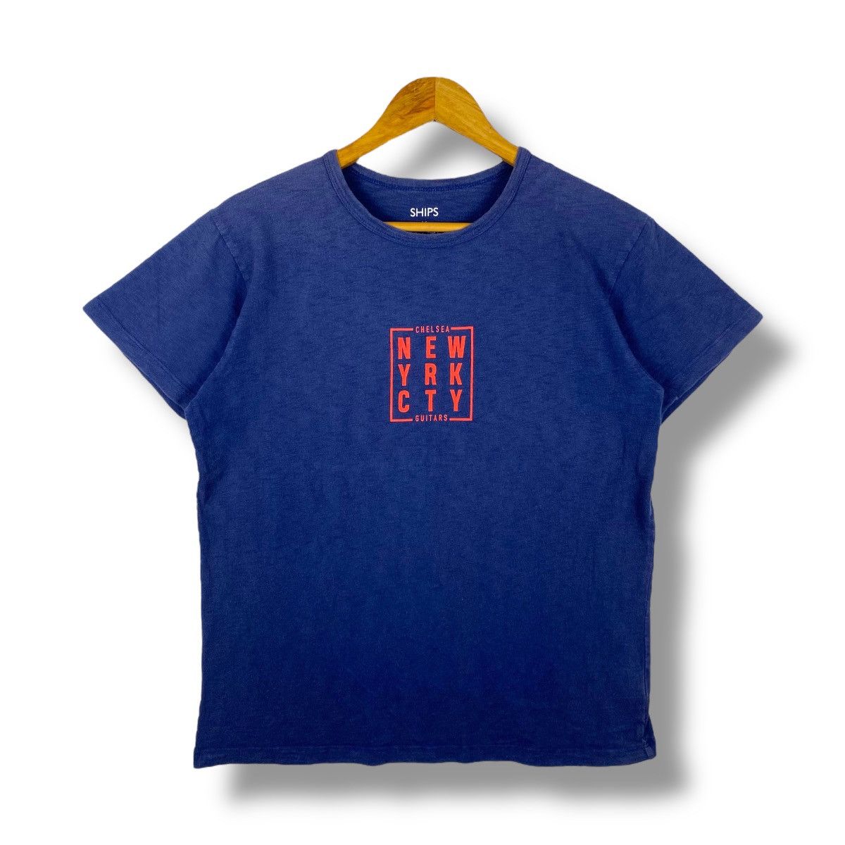 Japanese Brand × SHIPS SHIPS x CHELSEA GUITARS New York Graphic Tee Shirt Medium Size US M / EU 48-50 / 2 - 1 Thumbnail
