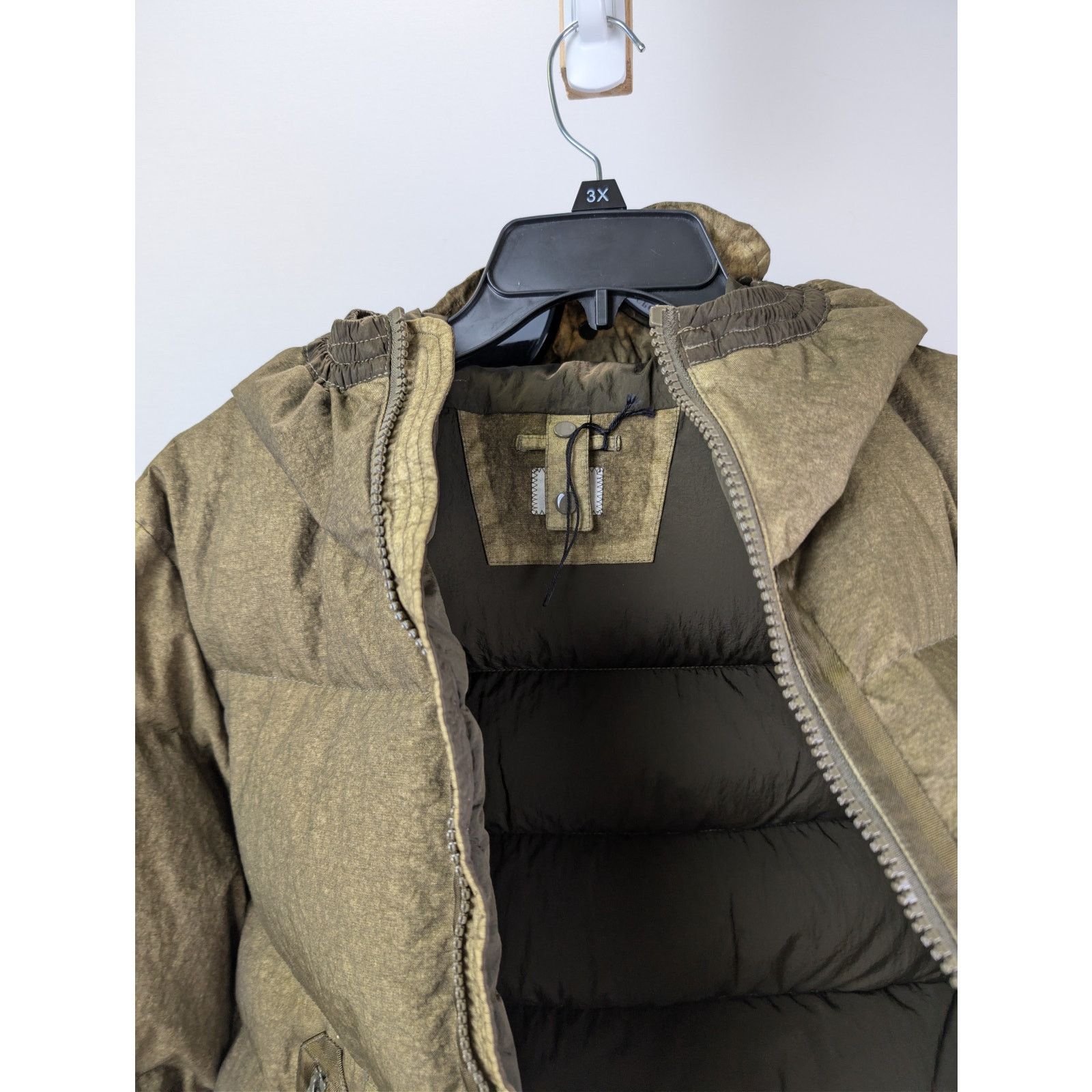 C.P. Company o1rshd1 Co-Ted Goggle down jacket in olive green Size US S / EU 44-46 / 1 - 11 Thumbnail