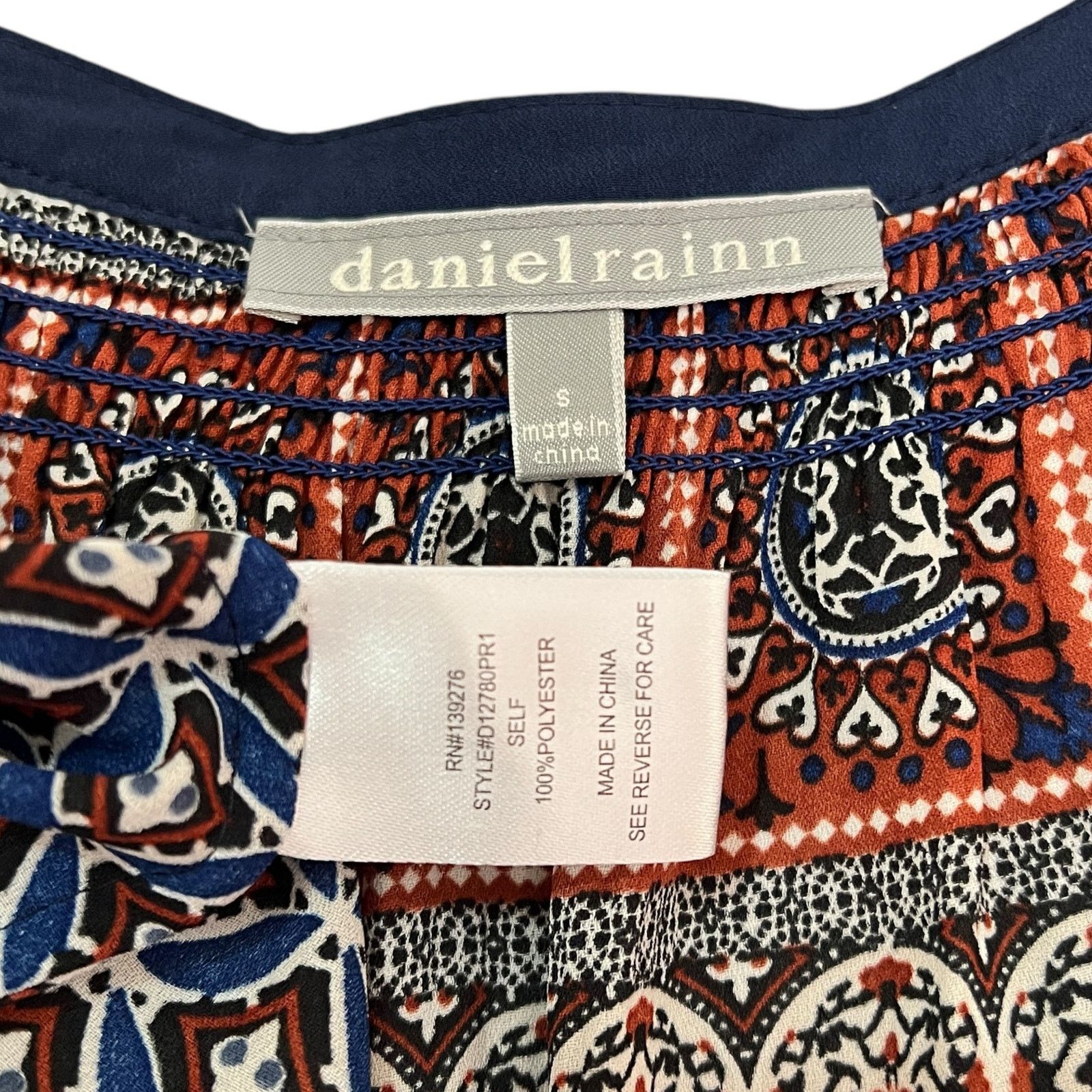 Other Wilcox Tie Neck Blouse - Stitch Fix 3/4 Sleeve Boho Top Size S / US 4 / IT 40 - 7 Thumbnail