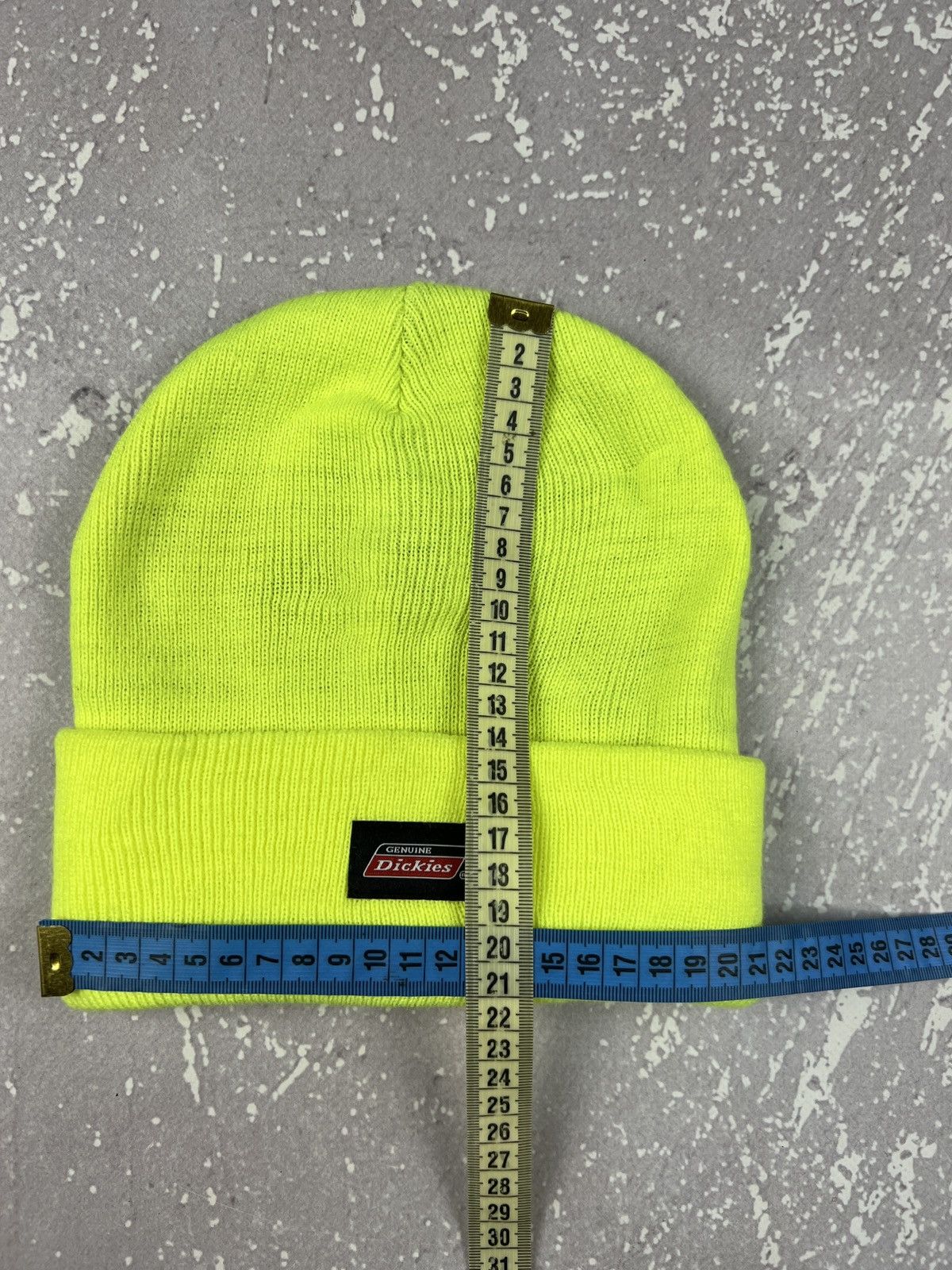 Dickies Dickies Logo Winter Fleece Warm Beanie Hat Acid Green Size ONE SIZE - 7 Thumbnail