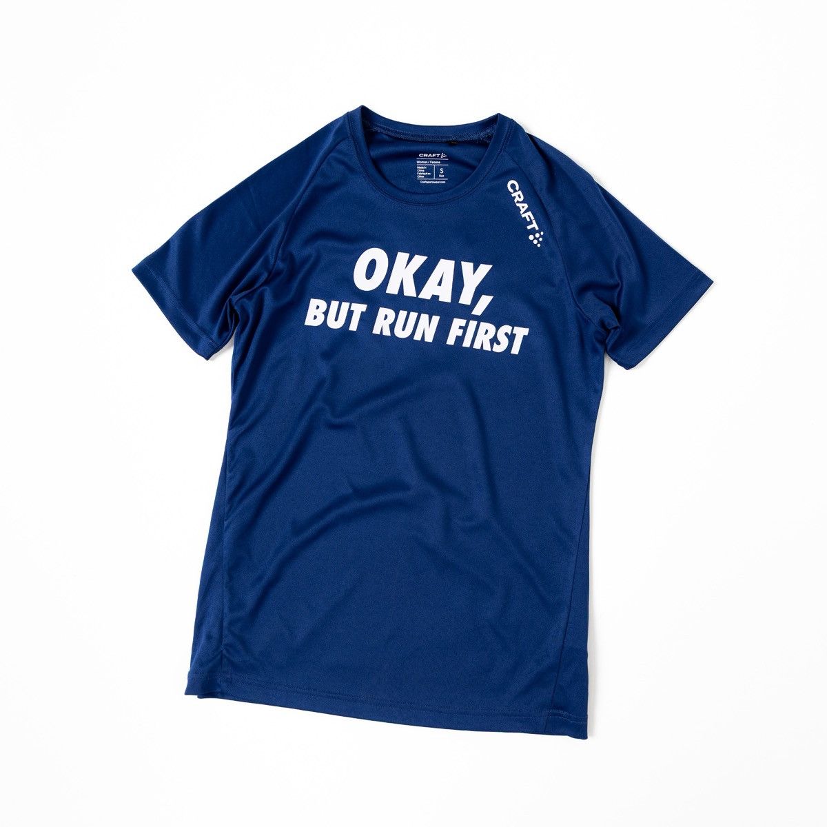 Other Craft Womens Running T-Shirt Blue Athletic Jersey Print Tee Size S / US 4 / IT 40 - 1 Thumbnail