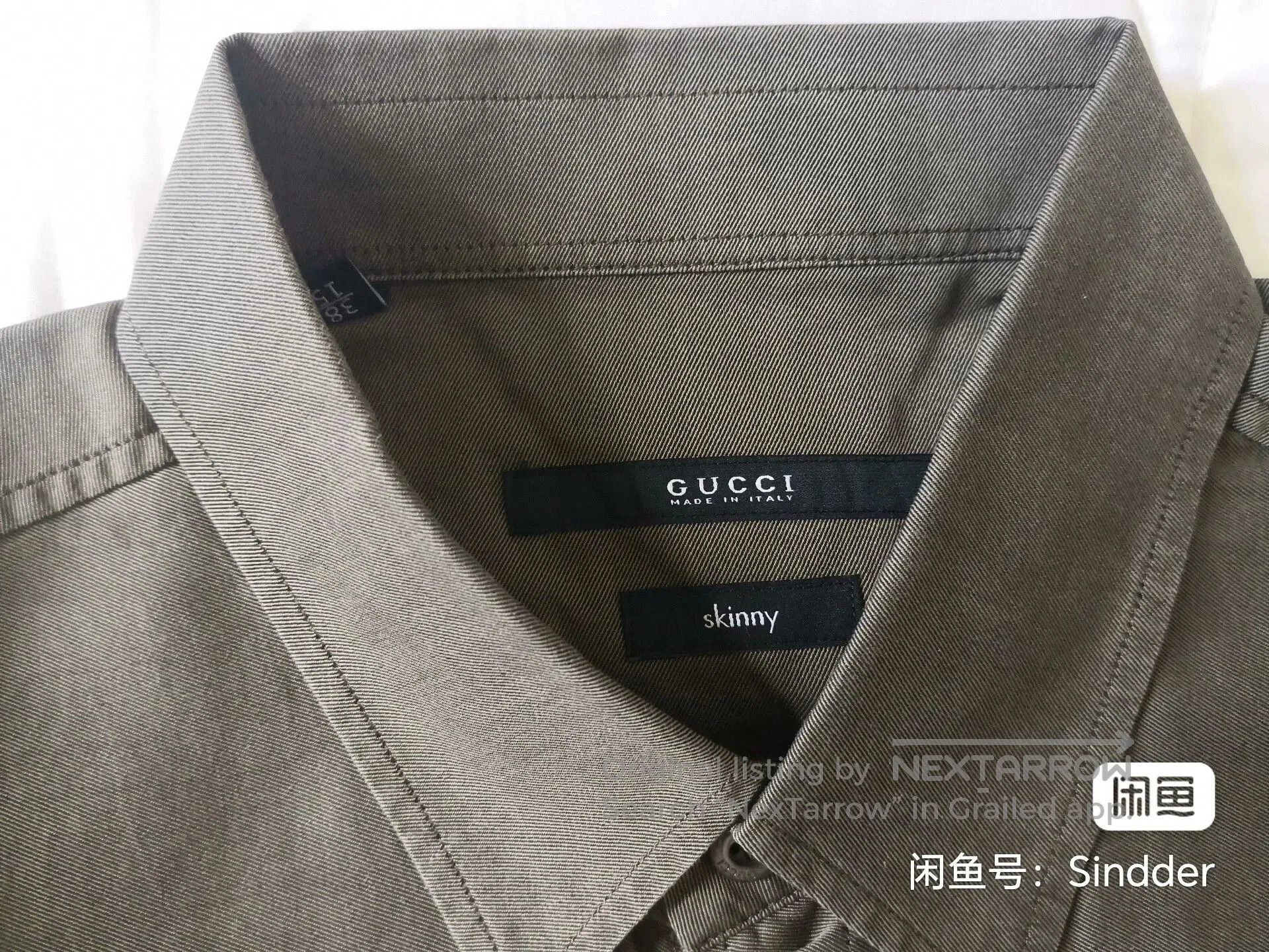 Gucci Gucci Men's Short Sleeve Shirt. Size US S / EU 44-46 / 1 - 3 Thumbnail