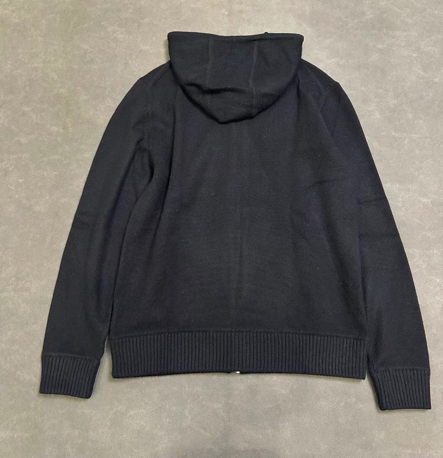 Dior Dior Logo Embroidery Cashmere Zipper Hoodie Black L Size US L / EU 52-54 / 3 - 3 Thumbnail