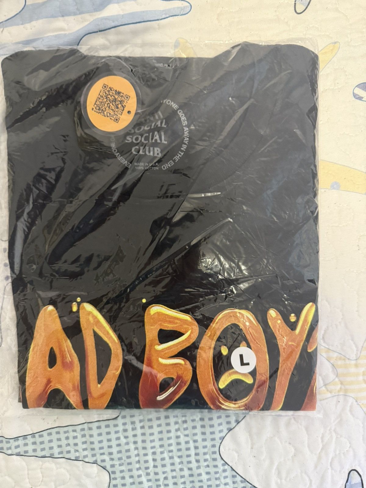 Anti Social Social Club Anti Social Social Club X Sadboyz Honey Tee (LARGE) Size US L / EU 52-54 / 3 - 1 Thumbnail