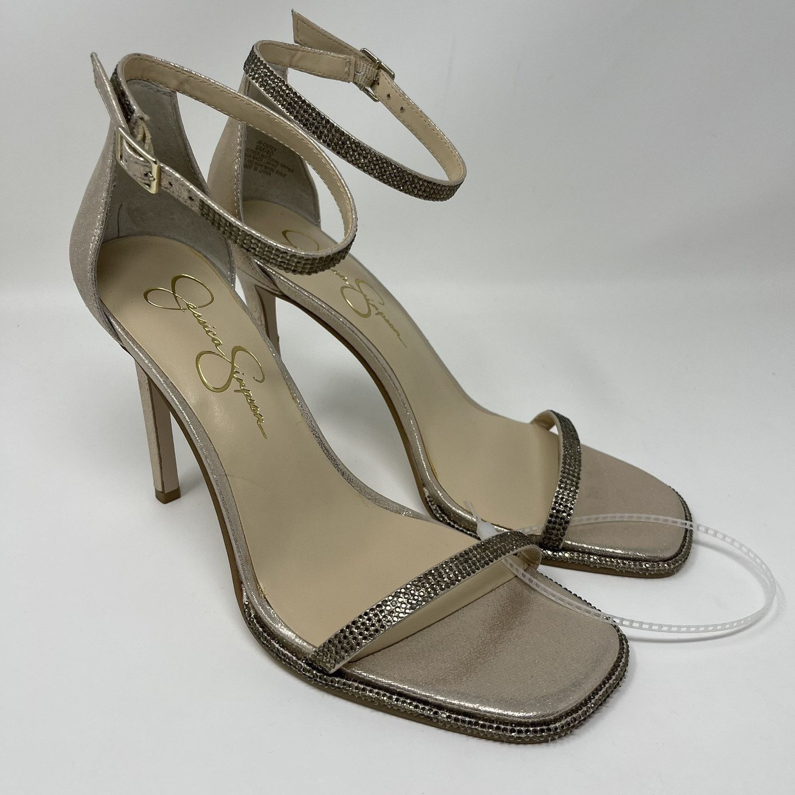 Jessica Simpson Jessica Simpson Ostey Heeled Sandals Womens 10.5 Champagne Size US 10.5 / IT 40.5 - 6 Thumbnail