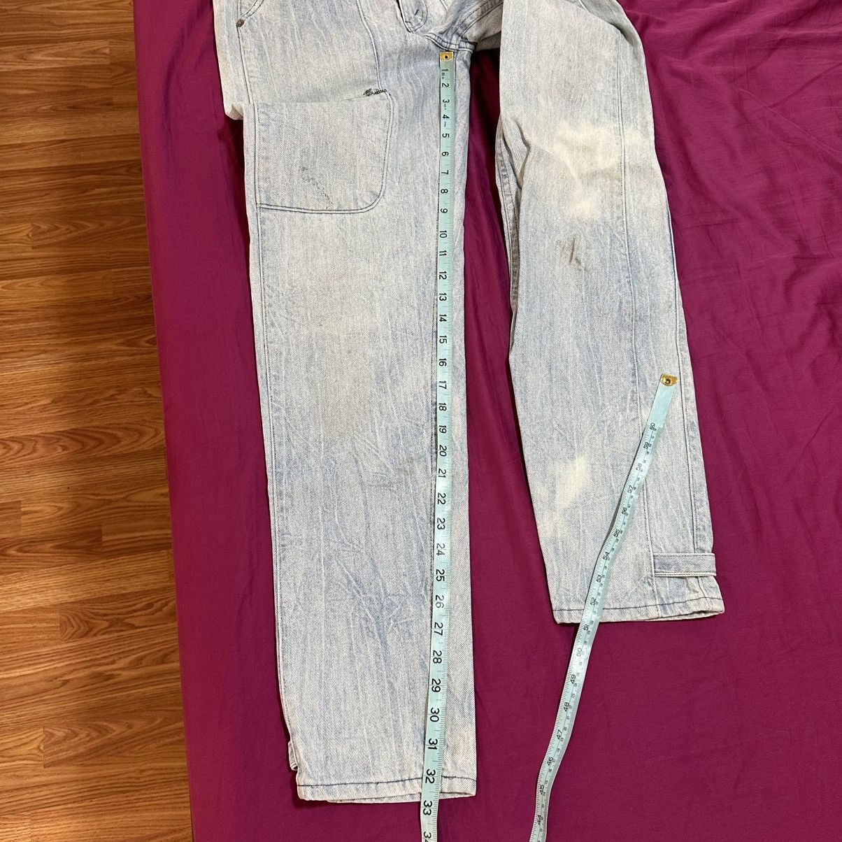 Levi's Vintage Levis Jeans Rare SilverTab Style Rivets 28” Waist Size US 28 / EU 44 - 9 Thumbnail