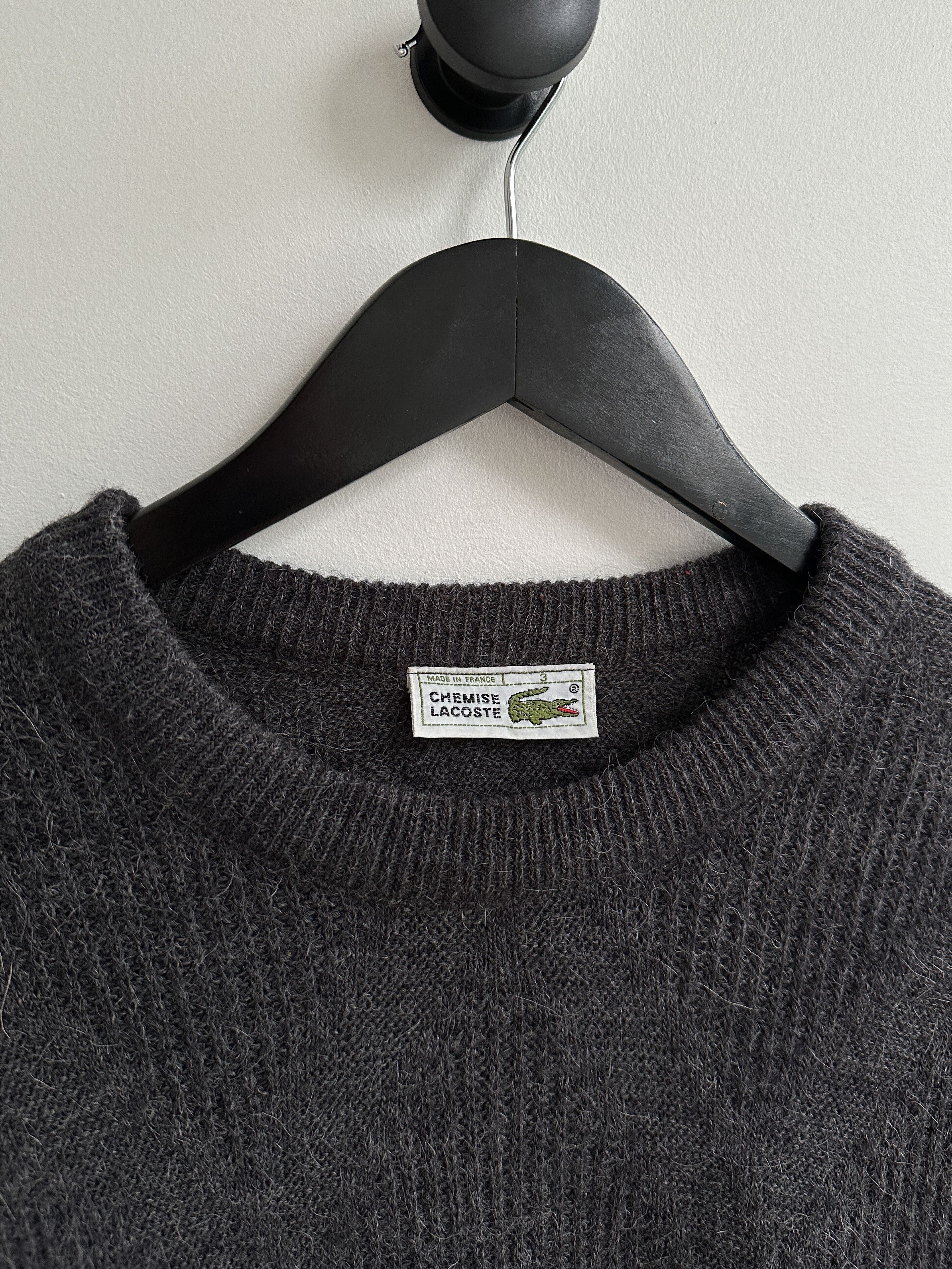 Lacoste Vintage Lacoste Chemise Knit Sweater Jumper Size US M / EU 48-50 / 2 - 4 Thumbnail