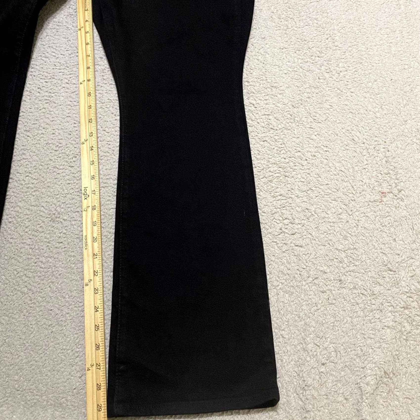 Old Navy NWT Old Navy Jeans Black Denim Bootcut High Rise 16 Dark Wash Womens Adult Regular 29in Inseam Pocket 5-Pocket Denim Shirt? Size 38" / US 16 / IT 52 - 6 Thumbnail