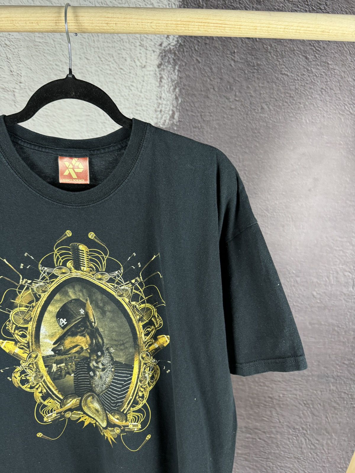 Vintage Vintage 90s y2k Exact Science Doberman LA rap sk8 tee shirt Size US XXL / EU 58 / 5 - 8 Thumbnail