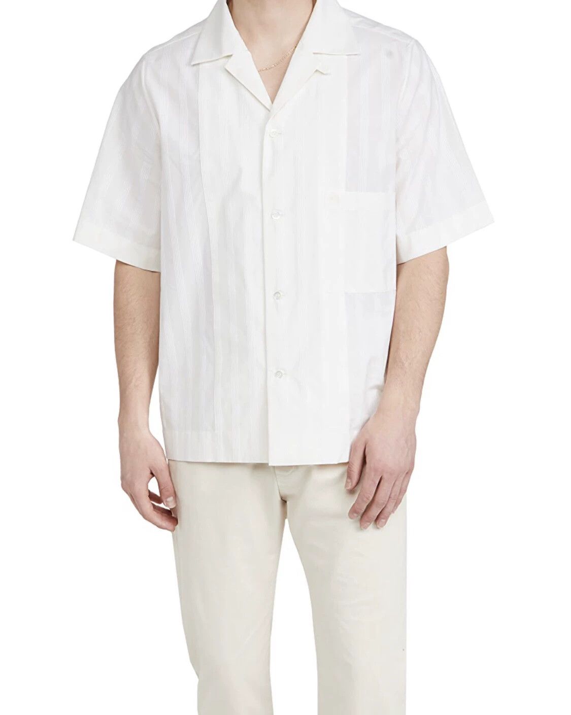 Maison Margiela Maison Margiela SS21 Cuban Collar Bowling Shirt Size US XXS / EU 40 - 1 Thumbnail