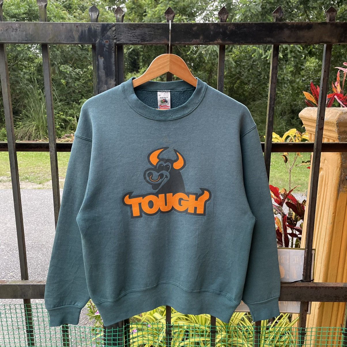 Welcome Skateboards 🔥Vintage 90s Tough Skateboard Big Logo Sun Faded Sweatshirts Size US S / EU 44-46 / 1 - 1 Thumbnail