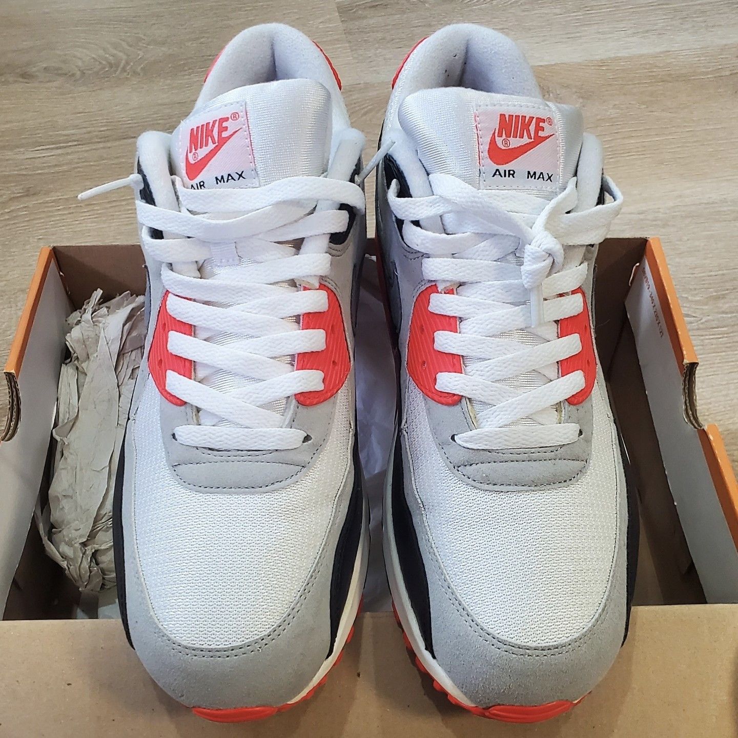 Nike Nike Air Max 90 OG Infrared 2015 Size 13 725233-106 EUC Size US 13 / EU 46 - 6 Thumbnail