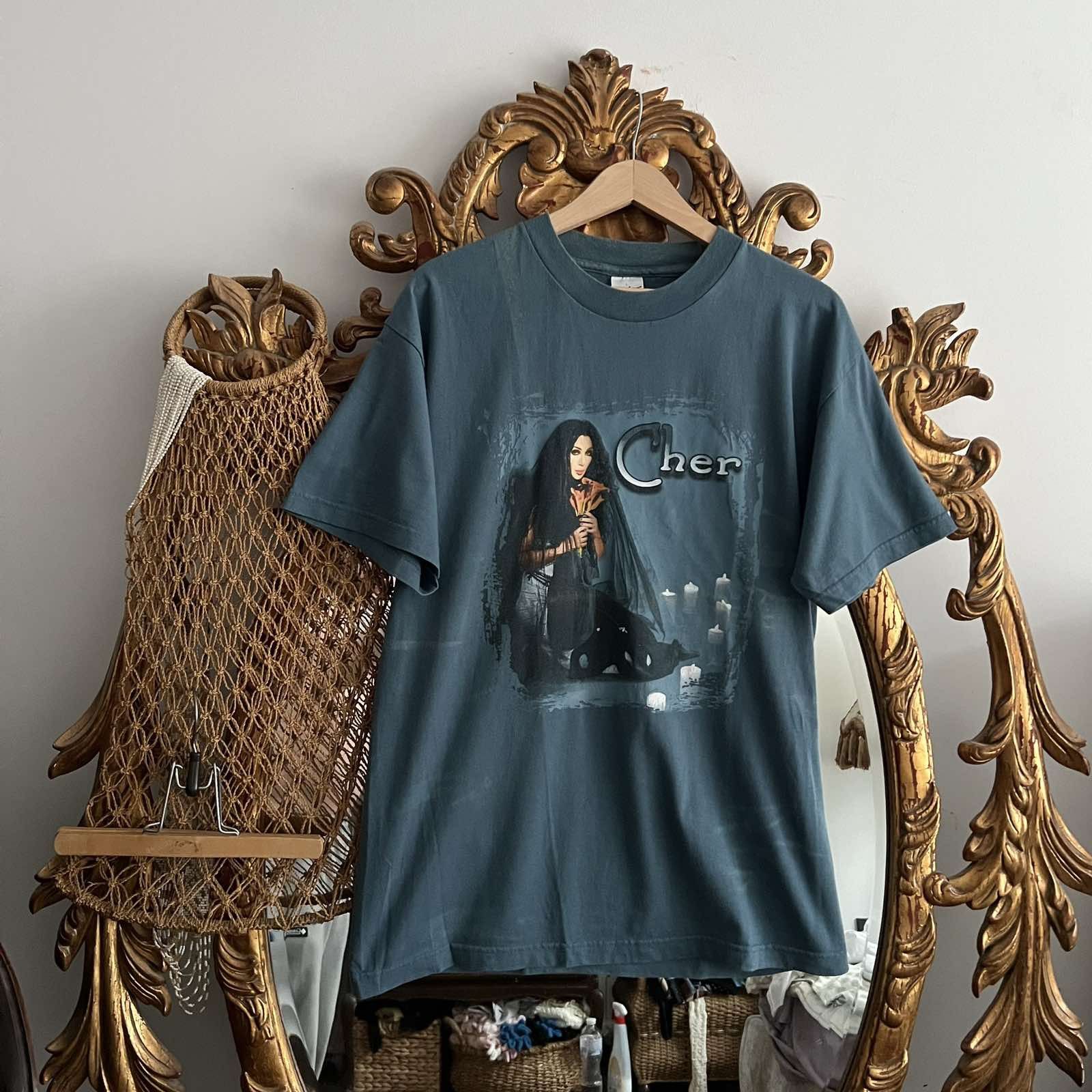 Vintage Vintage 2000s Cher Do You Believe Graphic Tour T Shirt Large Size US L / EU 52-54 / 3 - 1 Thumbnail