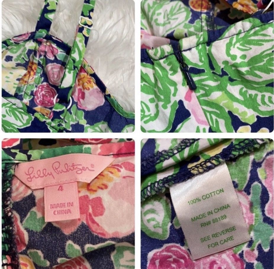 Lilly Pulitzer Lilly Pulitzer Gardenia Peplum top sz.4 Size S / US 4 / IT 40 - 9 Thumbnail